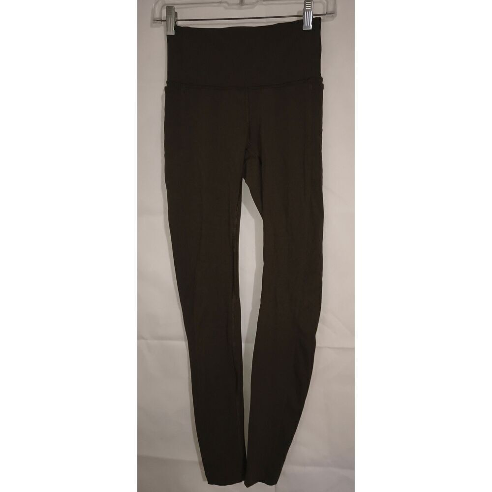 Lululemon Wunder Under High-Rise Tight *Rib 28" Size 4 W5BKRS Olive